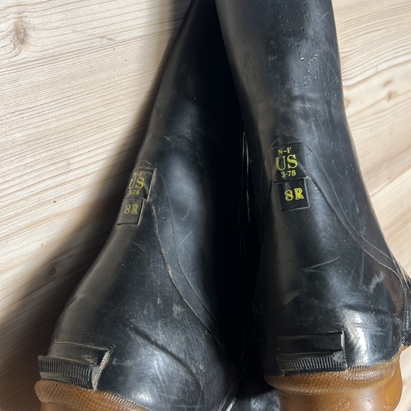 Vintage 1970s Rubber Military Boots - Picture 5 of 12